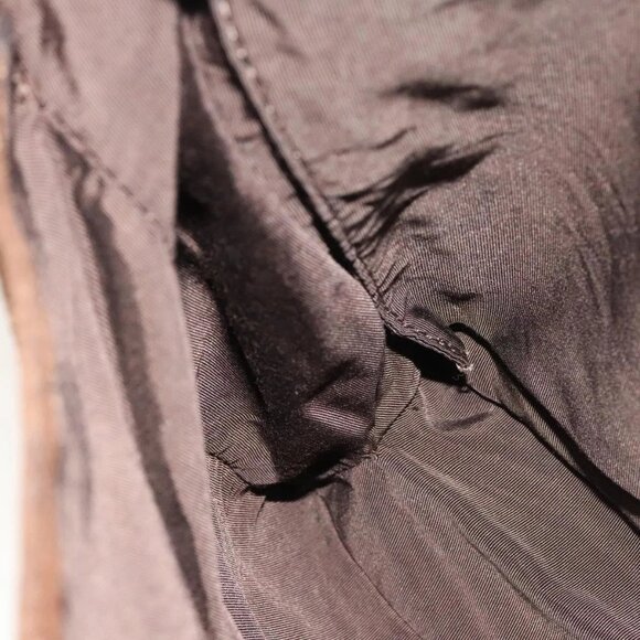 CHANEL Shoulder Bag Suede Brown CC Auth BA4603 - Picture 12 of 16